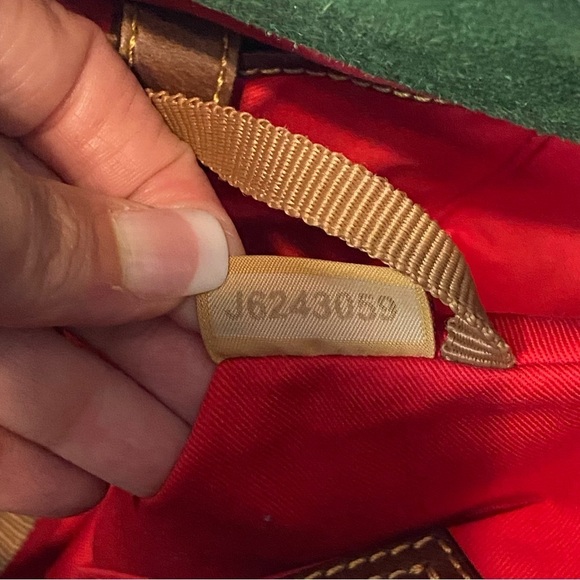 DOONEY & BOURKE / Python Reptile Metallic Hobo Shoulder Bag - Picture 4 of 16